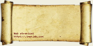 Ivka Perov vizit kartica